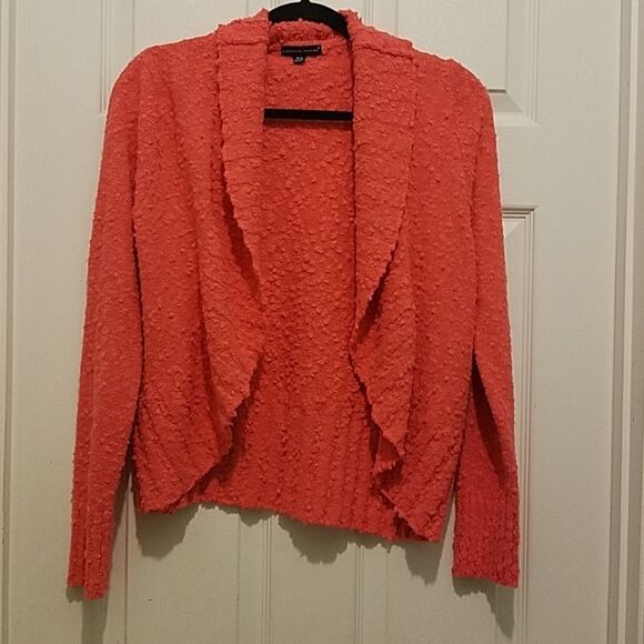 Carolyn Taylor Sweaters - Carolyn Taylor watermelon color shrugSz PM
